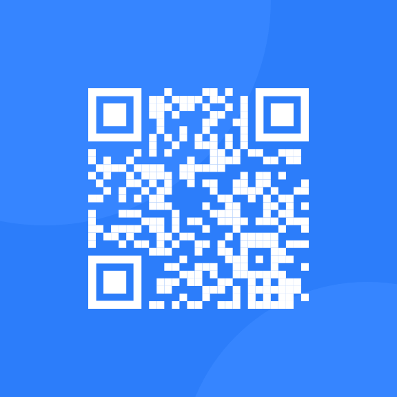 QR code with link to Frontend Mentor's website